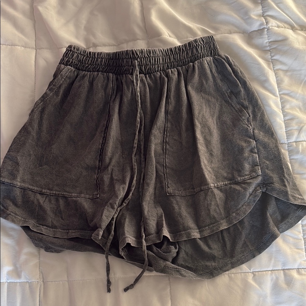 Casual Charcoal Women's Shorts